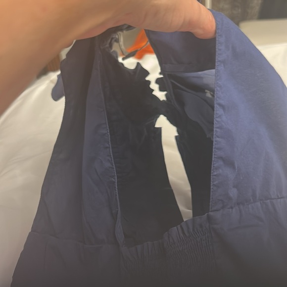 Blue Ruffled Sleeveless Top 💥 - Picture 6 of 8